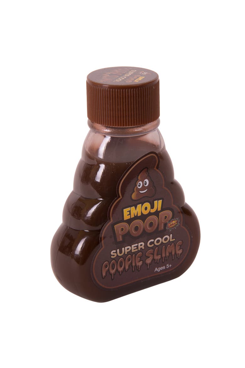 Slime, Emoji Poop Pack Of 3 5oz Bottles, Alternate, color, Brown