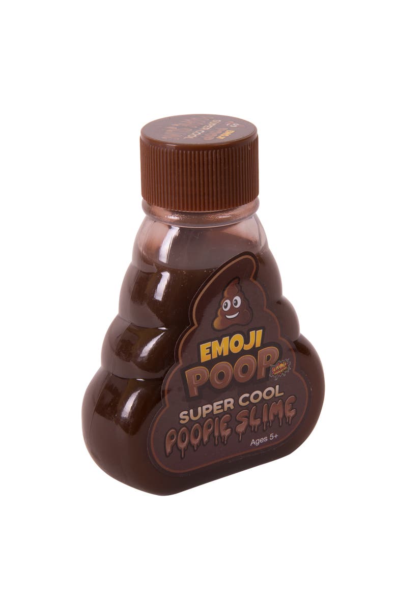 Super Cool Compounds Slime, Emoji Poop Pack Of 3 5oz Bottles, Alternate, color, Brown