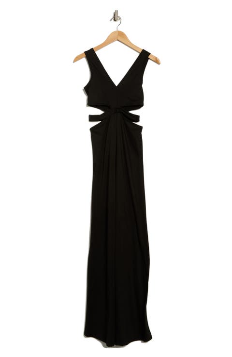 Cutout Jersey Maxi Dress