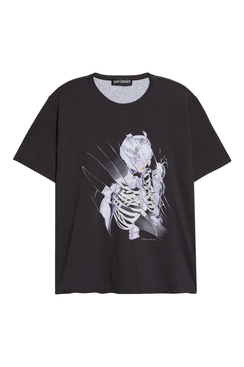 New Box Cybernetic Angel Graphic T-Shirt, Alternate, color, CYBERNETIC ANGEL PRINT