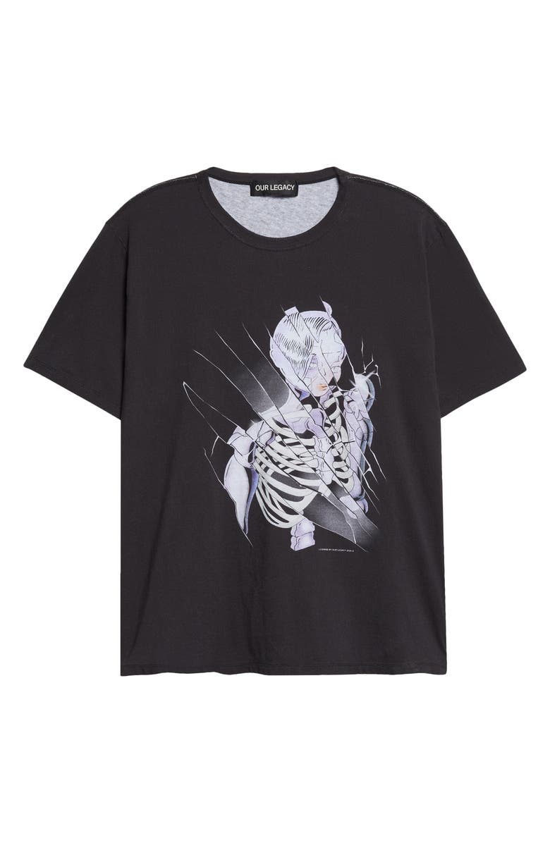 OUR LEGACY New Box Cybernetic Angel Graphic T-Shirt, Main, color, Cybernetic Angel Print