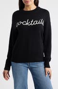 Bobeau Cocktails Cotton Sweater