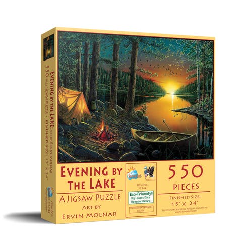 Evening by the Lake 550 piece Jigsaw Puzzle for Adults