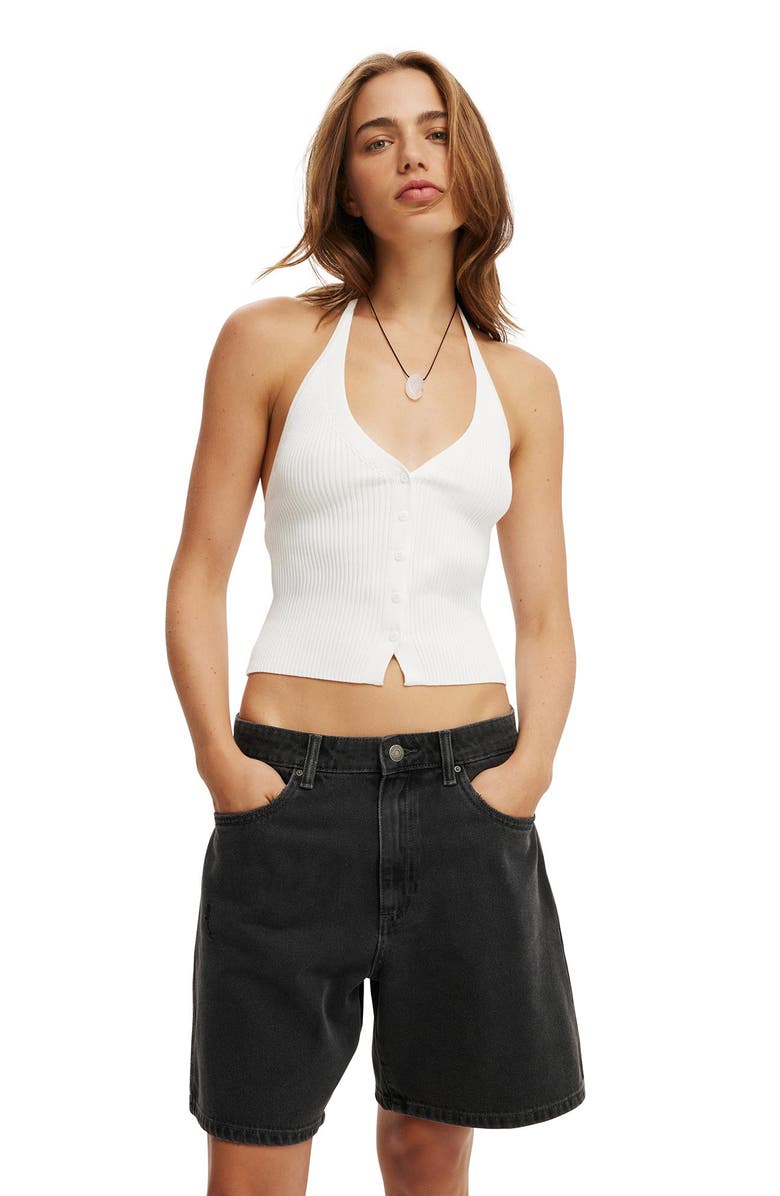 Cotton On Women's Relaxed Denim Short, Alternate, color, 