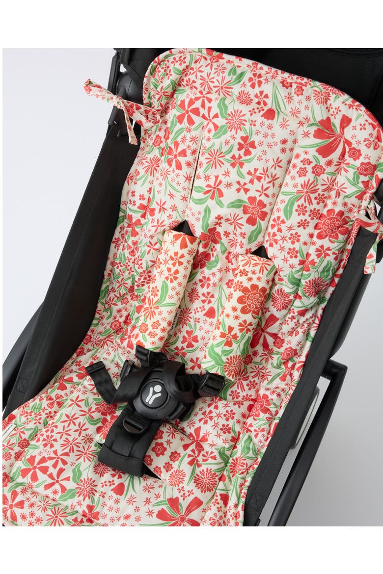 Stroller Party Seat Liner & Strap Covers, Alternate, color, Superbloom