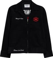 MIDNIGHT RODEO Embroidered Corduroy Club Jacket