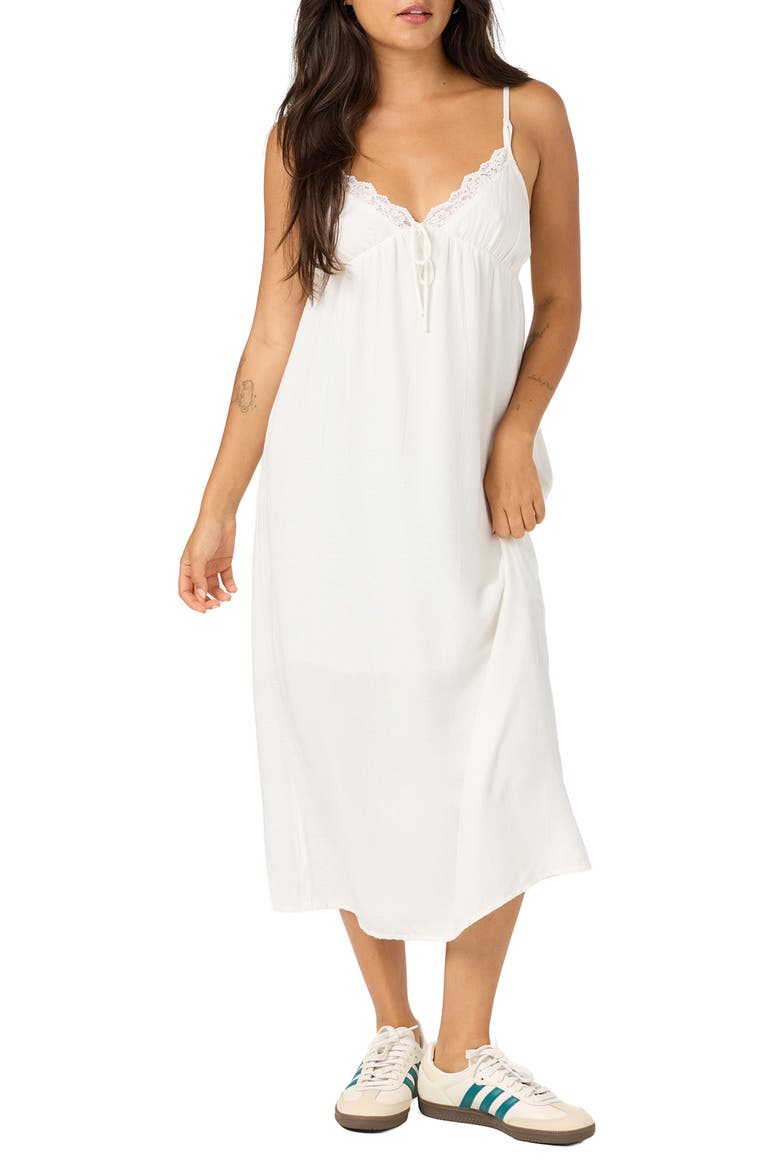Dayna Midi Slipdress, Alternate, color, WHITE