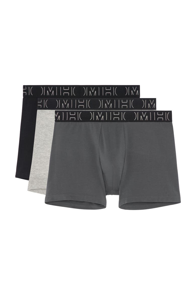 Patrick #2 Long Boxer Briefs 3-Pack, Main, color, Black/Grey/Grey