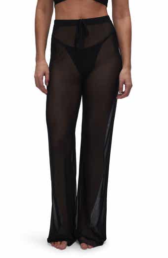 Good American Mesh Wide Leg Pant