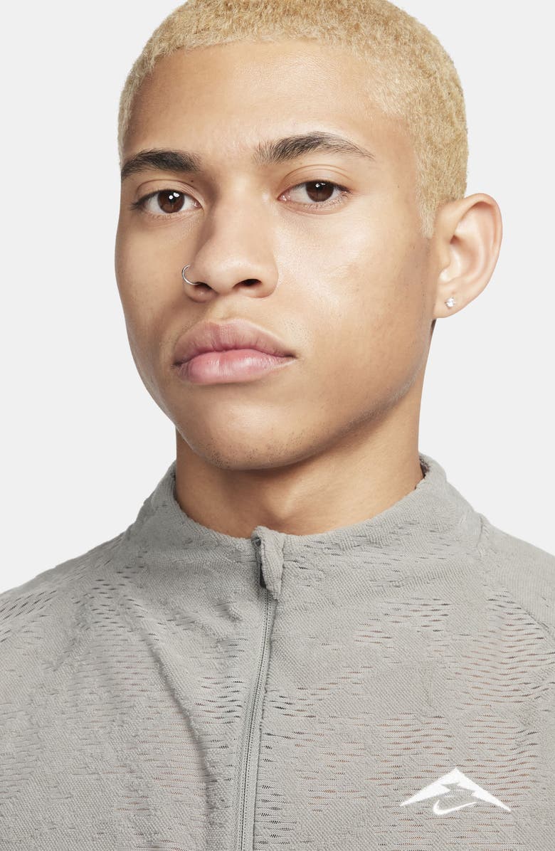 Nike Dri-FIT Half Zip Midlayer Trail Running Top, Alternate, color,