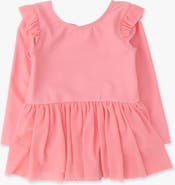 RuffleButts Flutter Long Sleeve Leotard