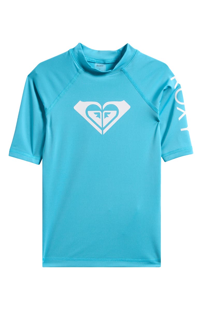 Roxy Kids' Wholehearted UPF 50 Rashguard, Main, color,