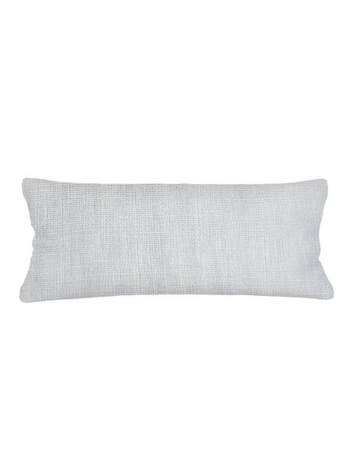 Anaya So Soft Linen Body Pillow With Down Alternative Insert In Light Grey