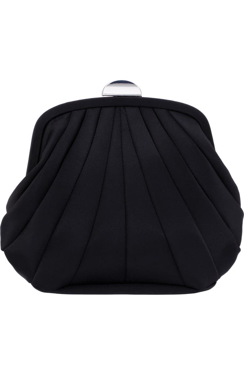Nina Billow Art Deco Frame Clutch, Main, color, Black
