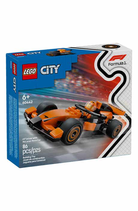 City F1 Driver with McLaren Race Car Building Set 60442
