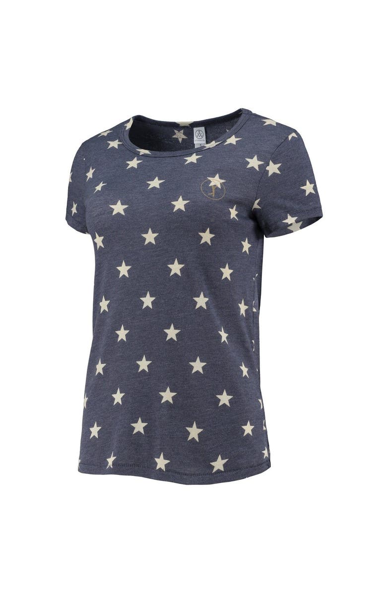 ALTERNATIVE APPAREL Women's Alternative Apparel Heathered Navy THE PLAYERS Eco-Crew Tri-Blend T-Shirt, Alternate, color, Heather Navy