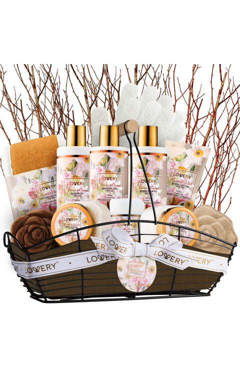 Vanilla Coconut Home Spa Gift Basket