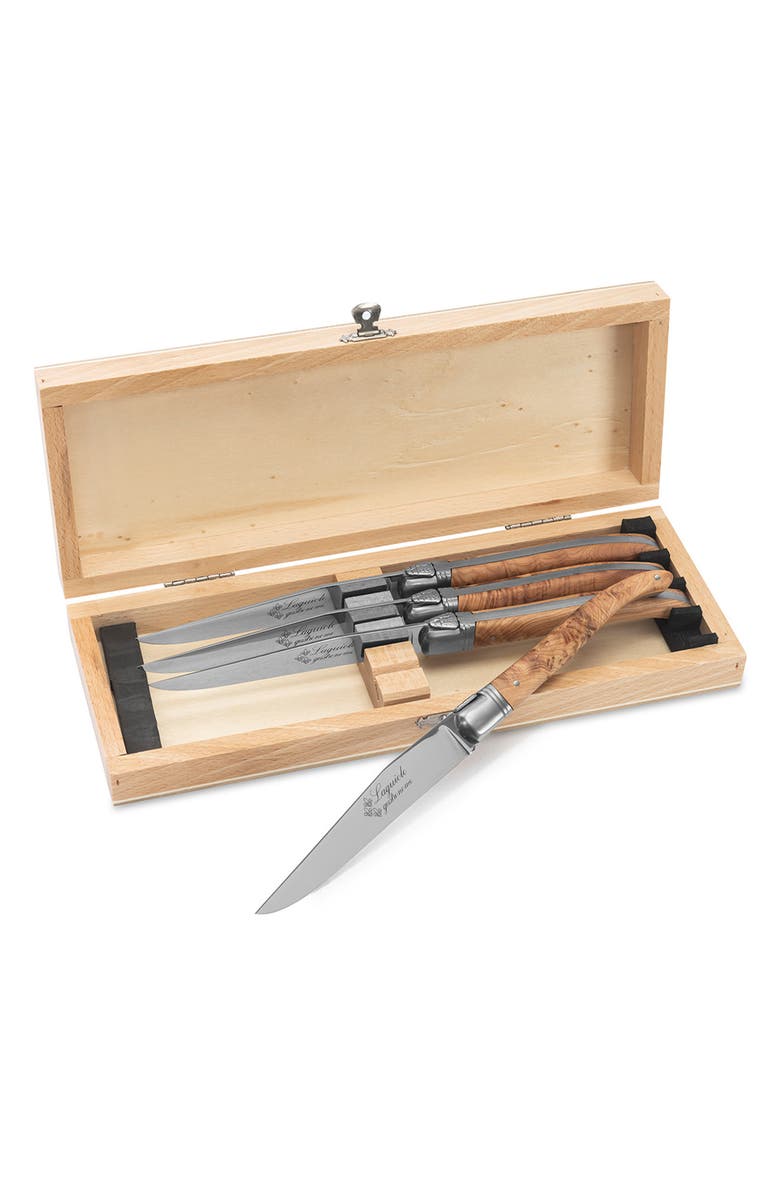 AU NAIN Laguiole Steak Knives - Set of 4, Alternate, color, Wood