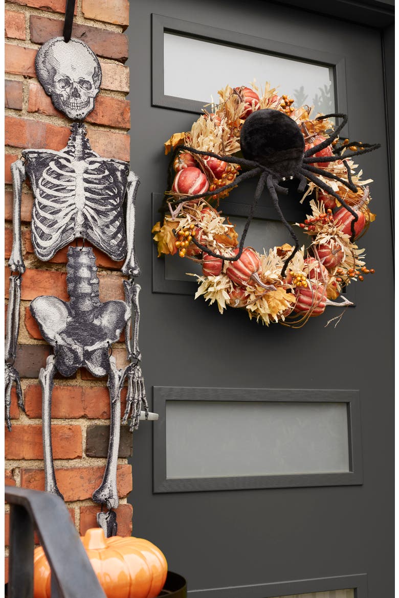 Ceramic Pumpkin Decoration, Alternate, color, WHITE- LARGE