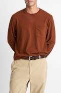 Vince Long Sleeve Sueded Jersey Top
