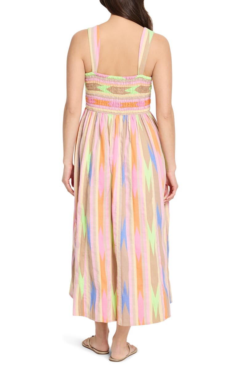 NIC+ZOE Heat Wave Sadie Stripe Sundress, Alternate, color, Pink Multi