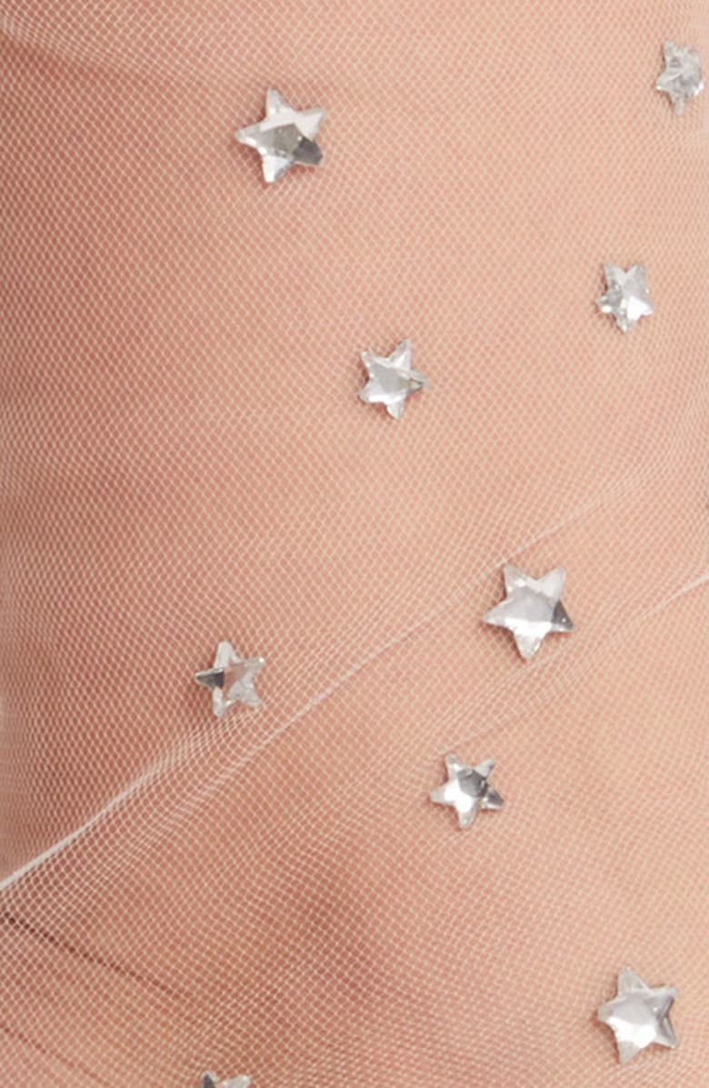 HIGH HEEL JUNGLE Wish Upon a Star Tulle Crew Sock, Alternate, color, 