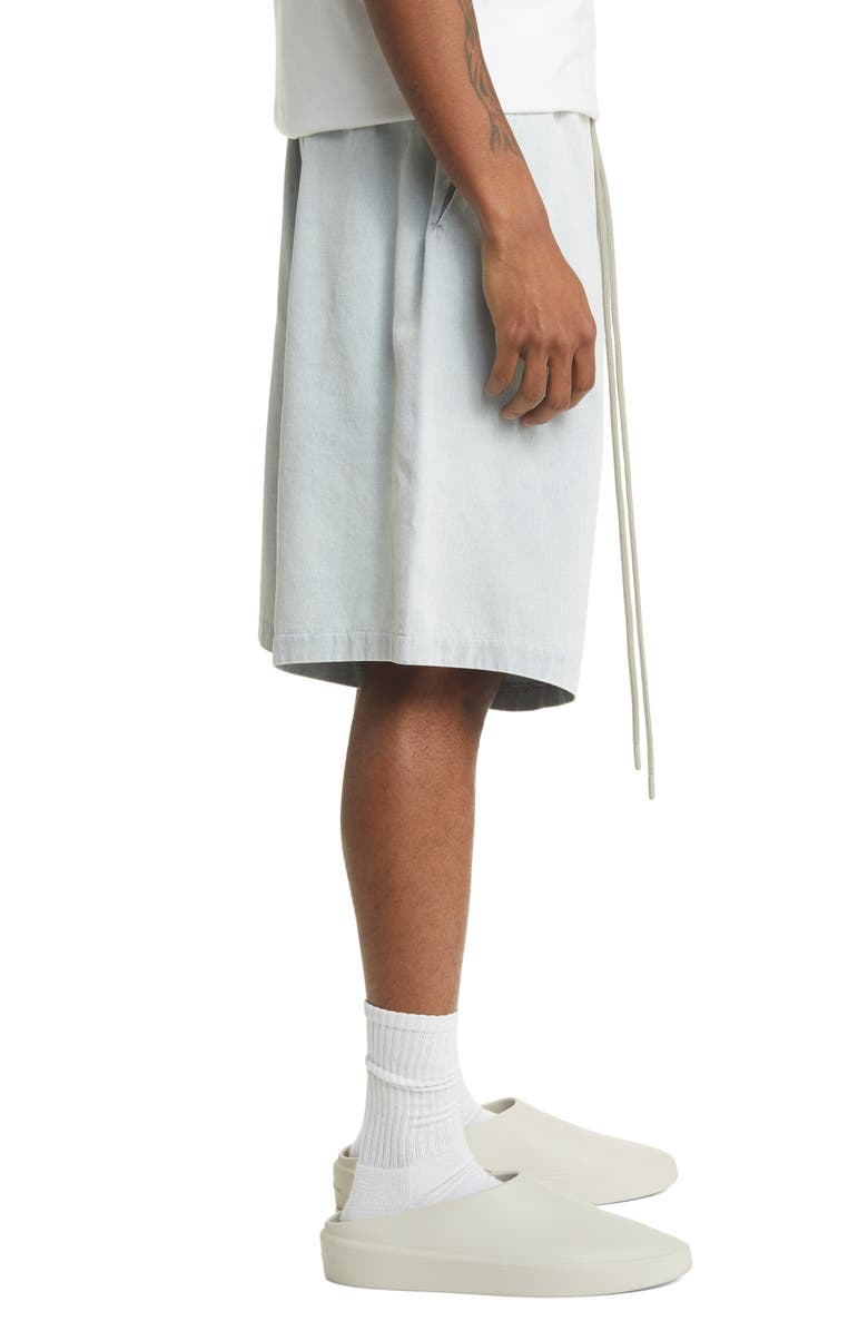 Fear of God Essentials Relaxed Cotton Denim Shorts, Alternate, color,