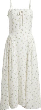 Lulus Floral Midi Dress