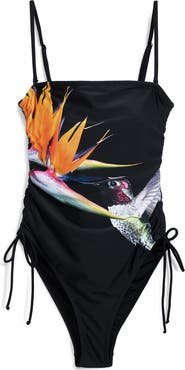 Desigual Hummingbird One-Piece Swimsuit