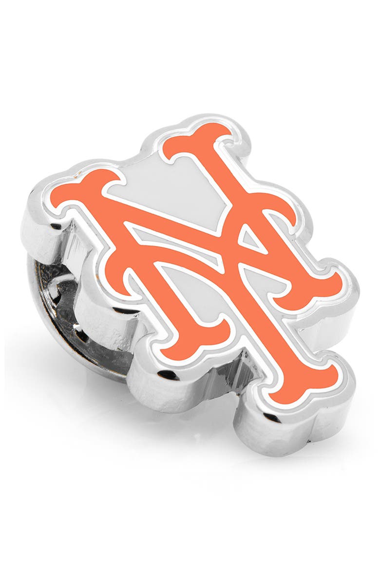 MLB New York Mets Lapel Pin, Main, color, ORANGE