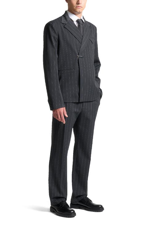 Joseph Regular Fit Pinstripe Tailored Trousers