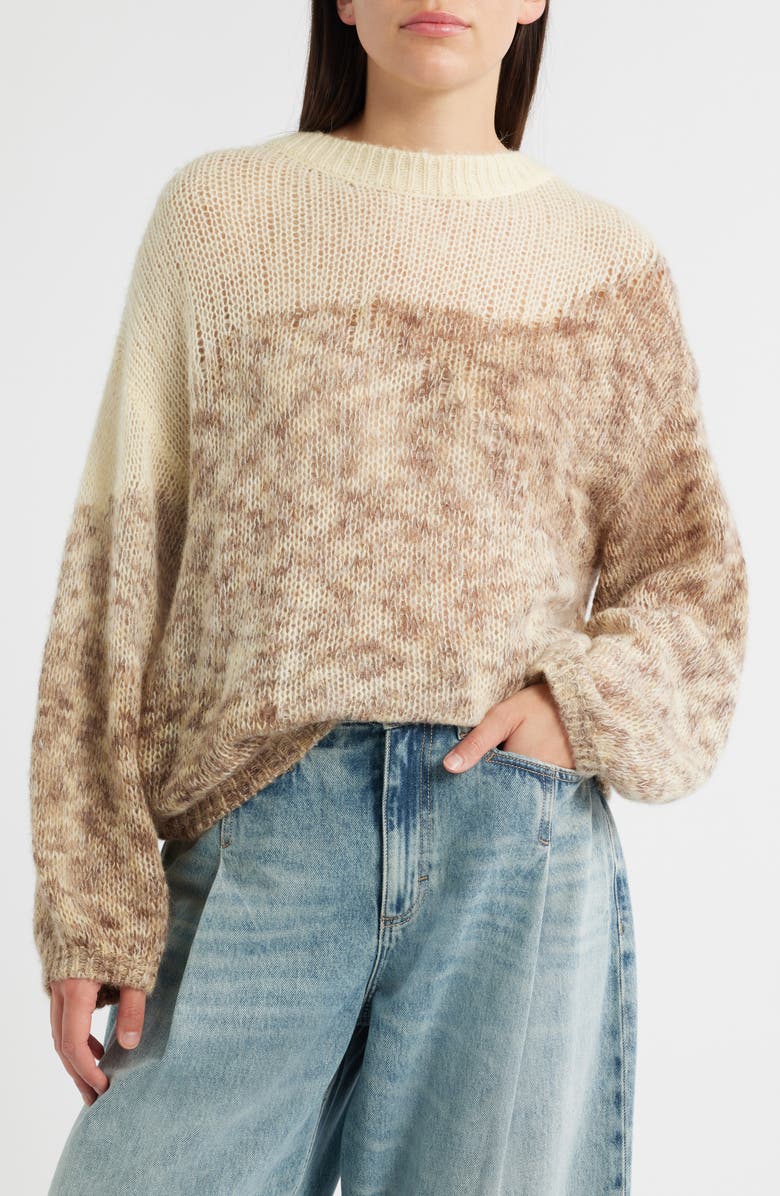 BOSS Orange Fargovia Sweater, Main, color, Neutral Ombre