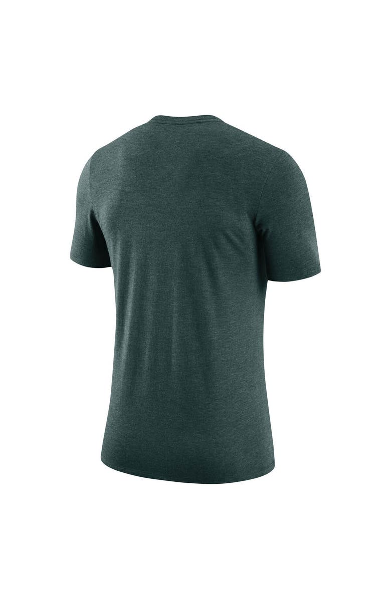 Nike Men's Nike Green Michigan State Spartans Retro Tri-Blend T-Shirt, Alternate, color, 