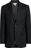 Open Edit Slim Fit Solid Linen Blend Sport Coat