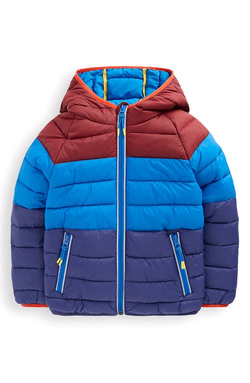 Mini Boden Kids' Pack Away Quilted Jacket In Blue
