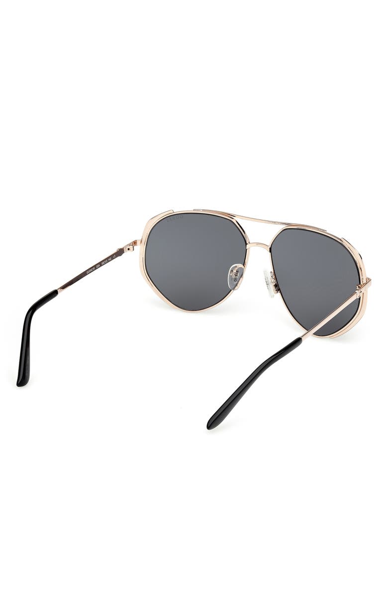 GUESS Pilot Sunglasses, Alternate, color, Matte Black / Smoke