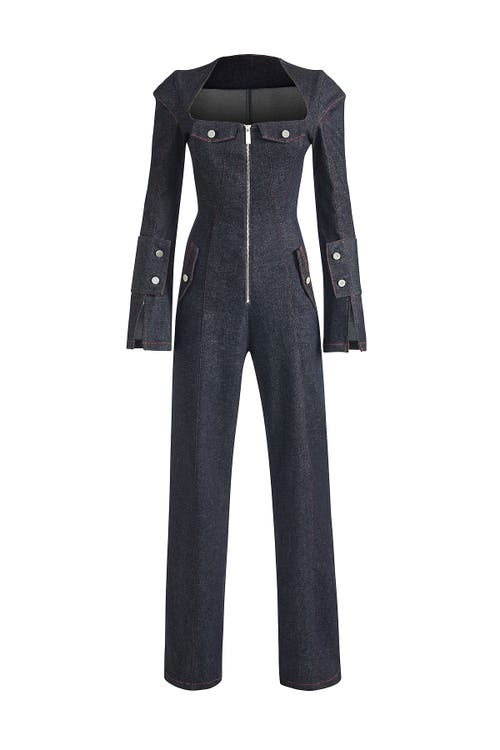 Jendue Harvey Jumpsuit In Deep Blue