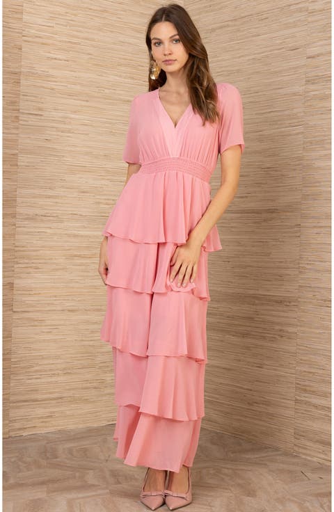 Imogene Solid Maxi Dress