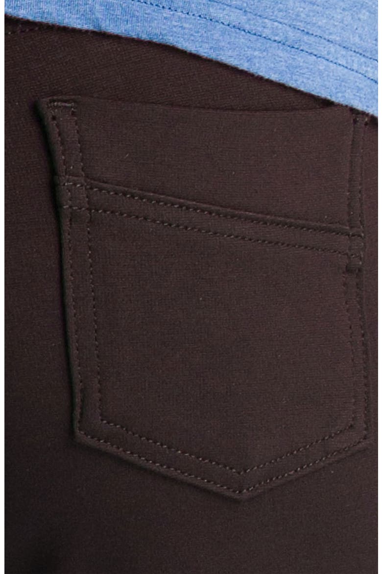 See Thru Soul Skinny Ponte Pants, Alternate, color, BROWN