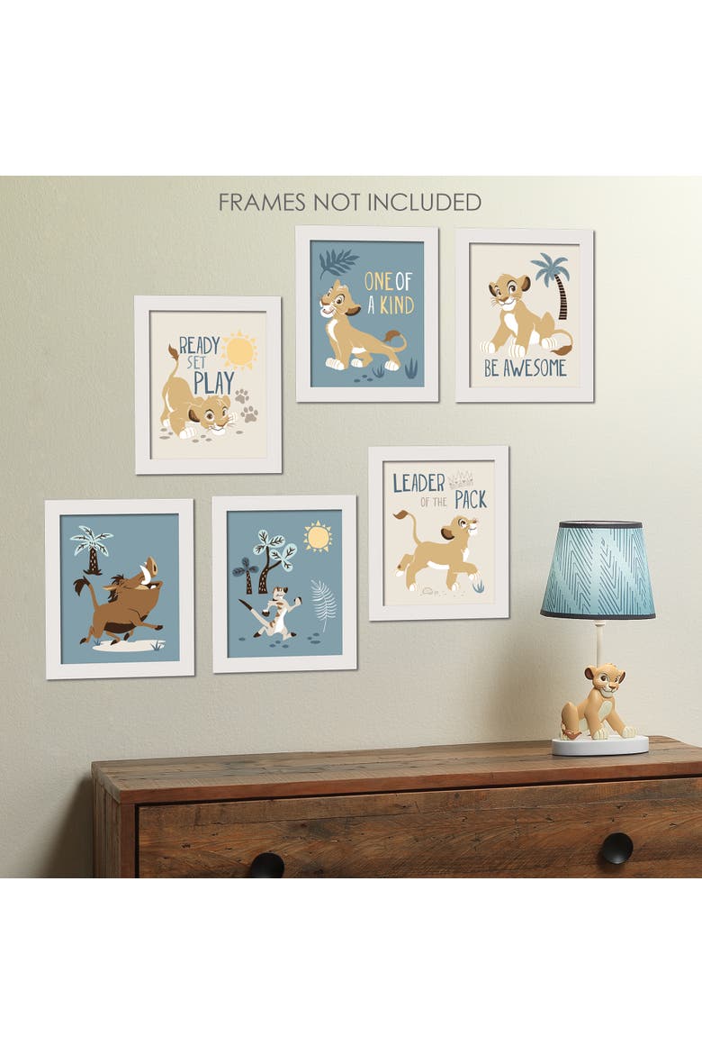 Disney Baby Lion King Unframed Wall Art - Simba/Timon/Pumba, Alternate, color, Multicolor