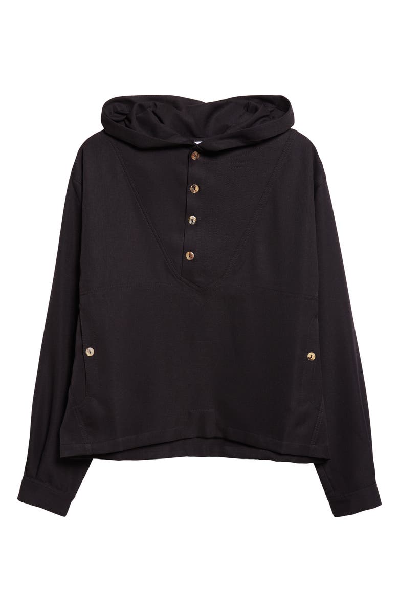 KIKO KOSTADINOV Raday Jersey Hoodie, Main, color, Blue And Grey