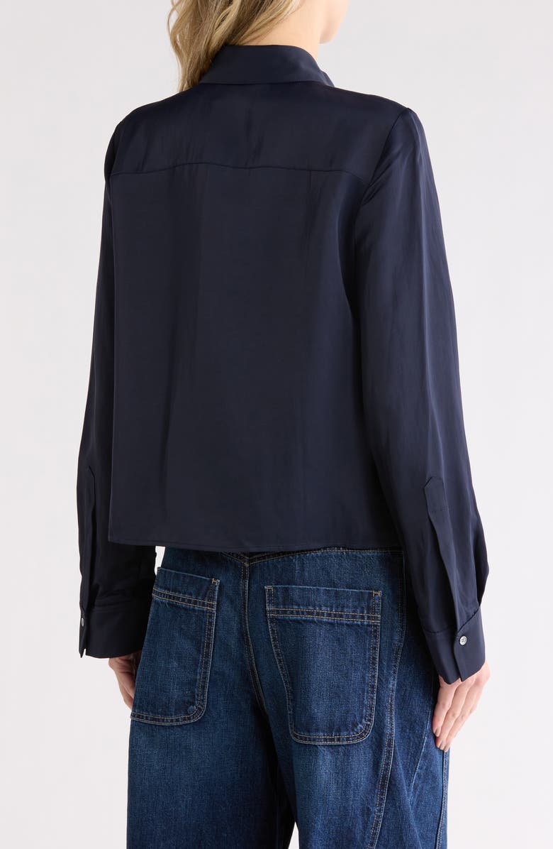 TWP Button Me Up Shirt, Alternate, color, Midnight