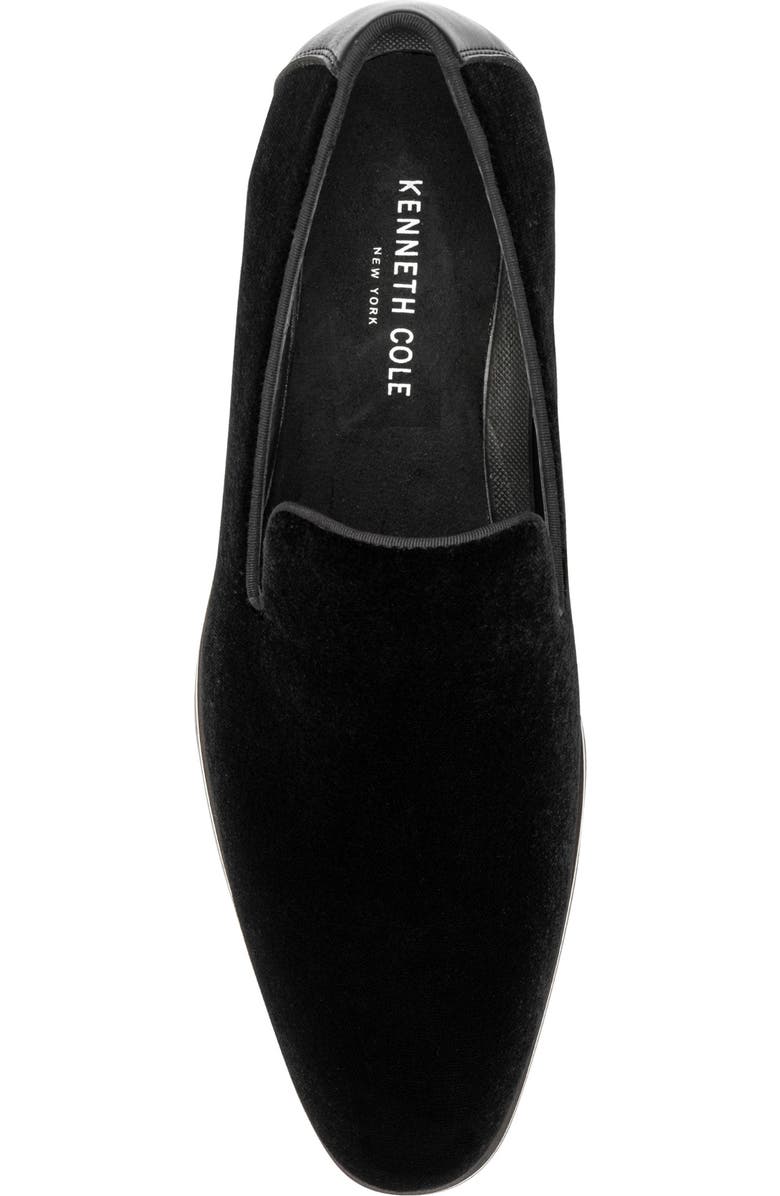 Kenneth Cole New York Harry2 Velvet Venetian Loafer, Alternate, color, Black Velvet
