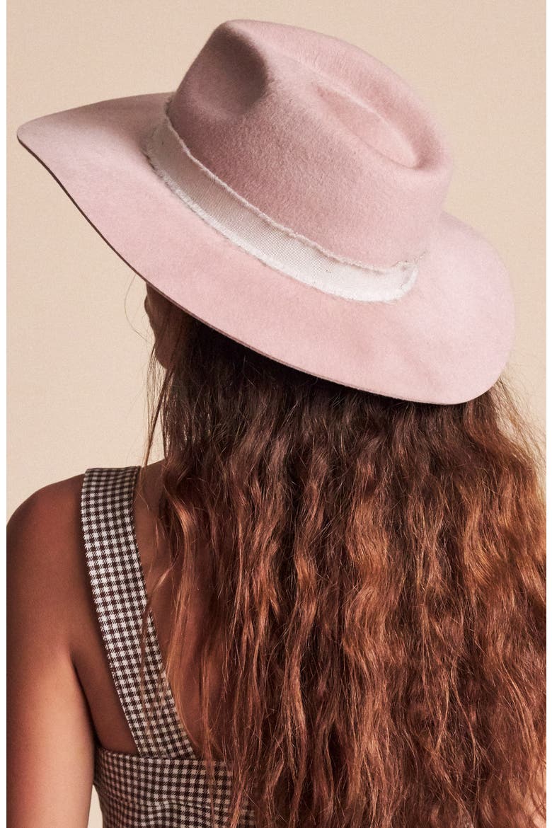 Ella Felted Wool Fedora, Alternate, color, LILAC