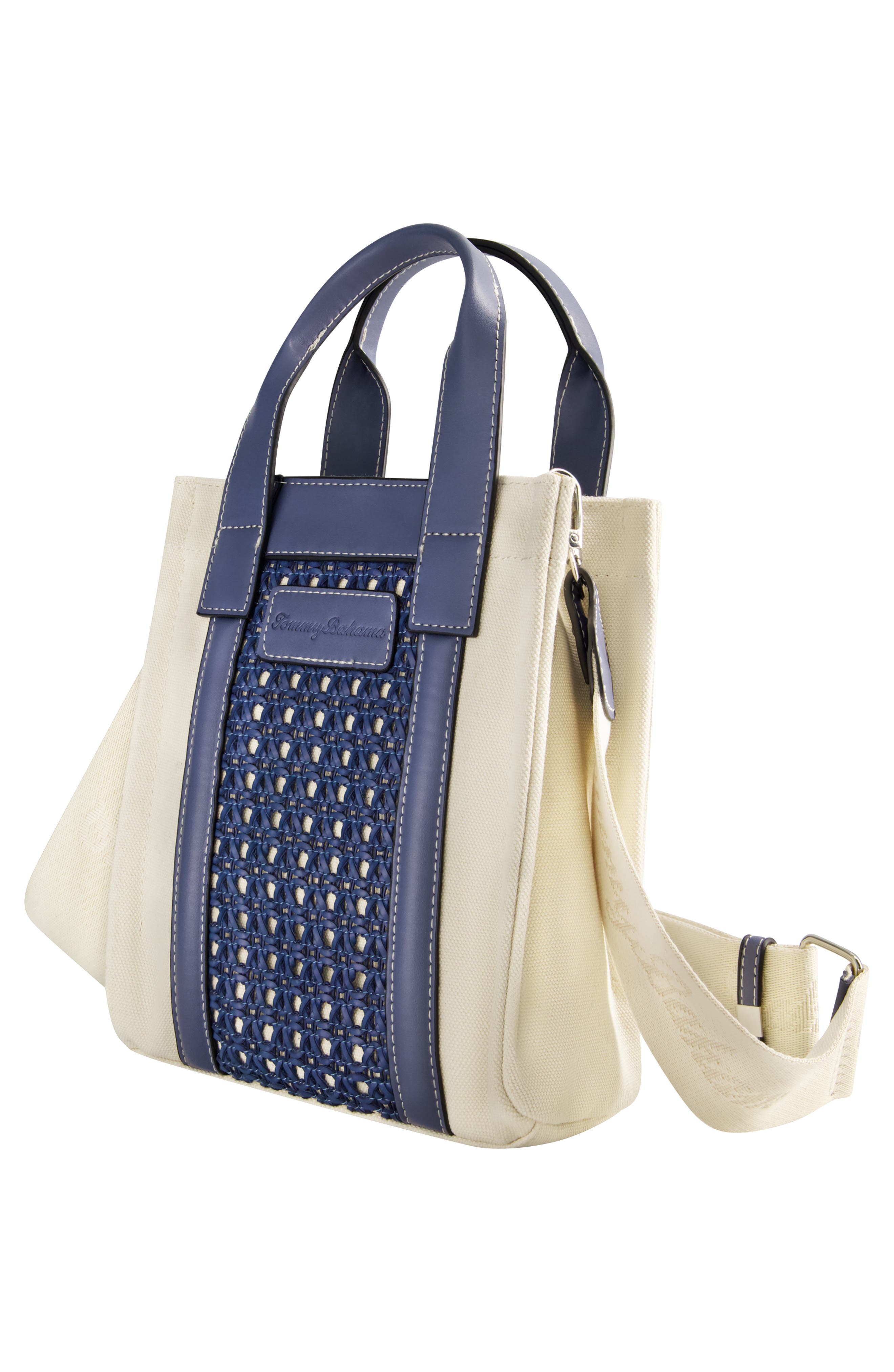 Tommy Bahama Woven North/South Tote Bag, Alternate, color, Blue