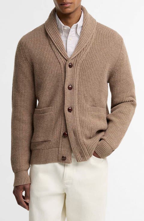 Hartland Shawl Collar Wool Cardigan
