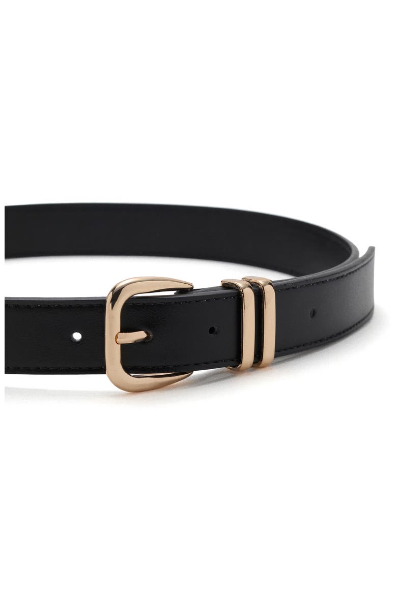 Metal Buckle Belt, Alternate, color, BLACK
