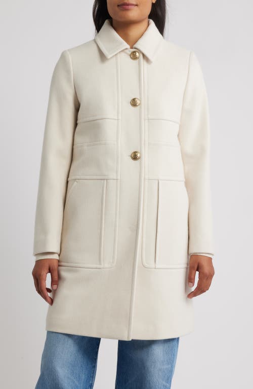 Sam Edelman Inset Waist Coat In White