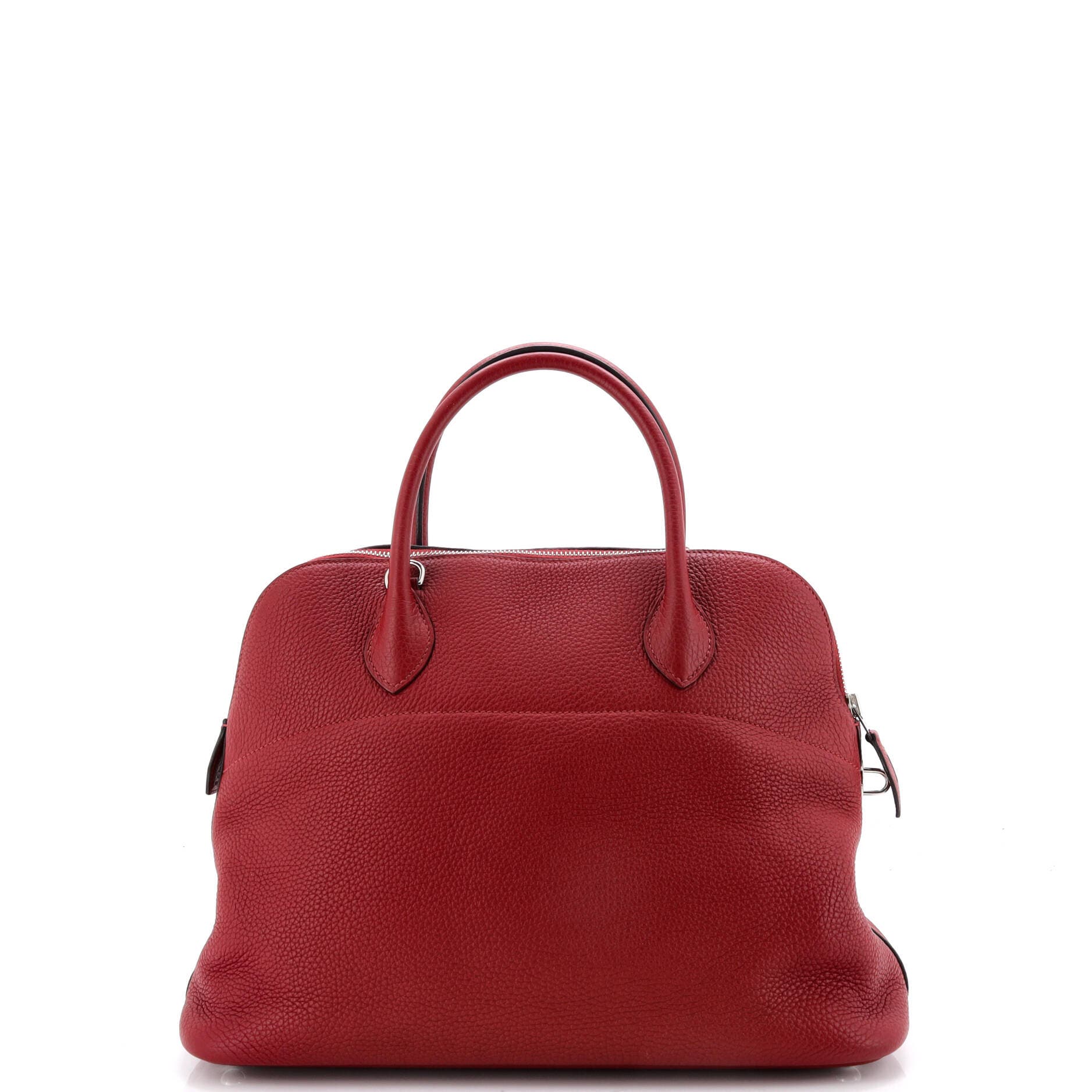 Pre-Owned Hermes Bolide Bag Clemence 35, Alternate, color, Rouge Grenat