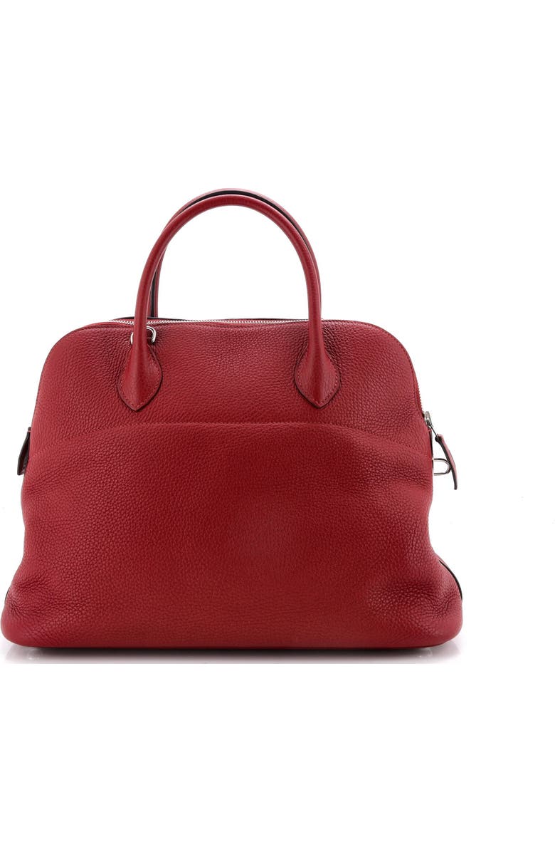 Pre-Owned Hermes Bolide Bag Clemence 35, Alternate, color, Rouge Grenat